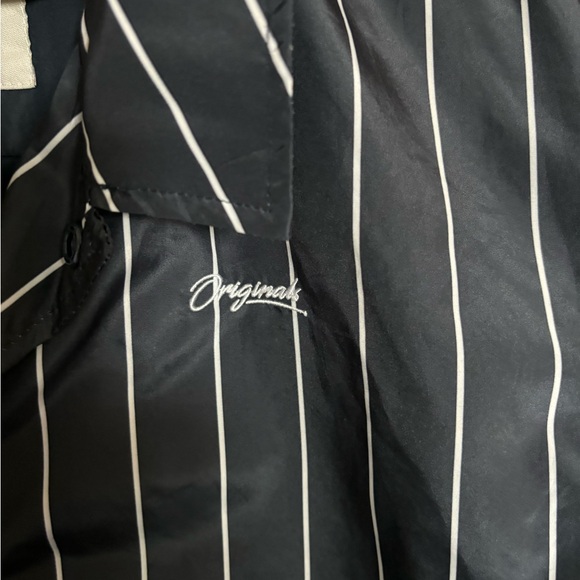 Jack & Jones Pin Stripe Rain Jacket - Picture 3 of 5